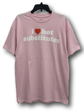"I ❤️ Hot Substitutes" Funny Graphic T-Shirt - Size Extra Large XL - NWT